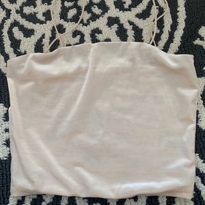 Velvet Cami Crop Top